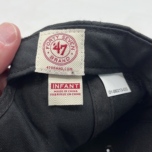 Chicago Black Hawks Infant Baseball Hat Adjustable HT3377B - Picture 6 of 6